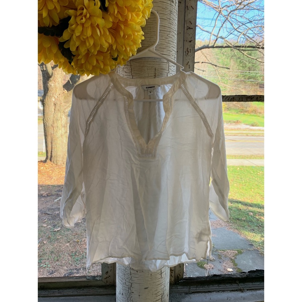 Boho White Top
